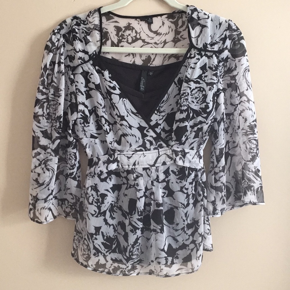 Milano Floral Chiffon Blouse